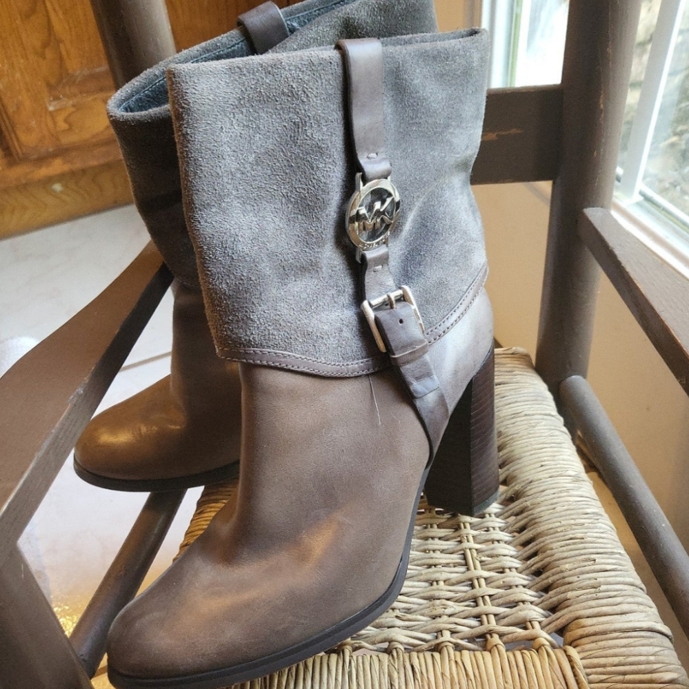 MICHAEL Michael Kors Leather Boots 9.5 - Picture 2 of 9